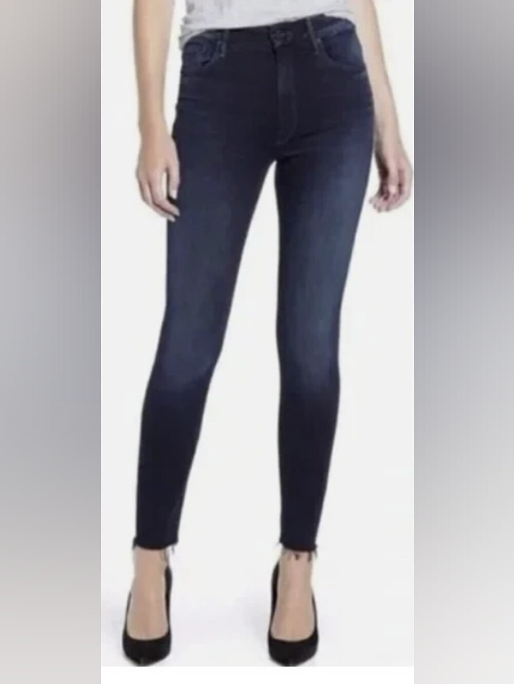 MOTHER- High Waisted Looker Ankle Fray Jeans (Color -Last Call) -Size 30